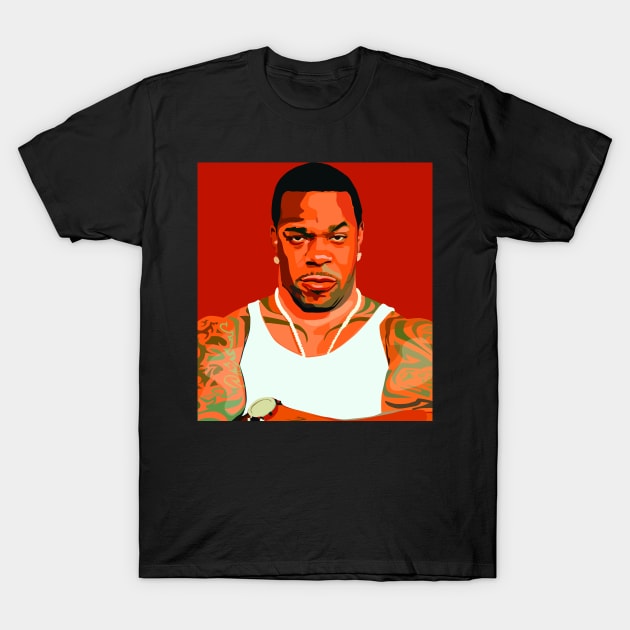 Busta Rhymes T-Shirt by PulsePeople